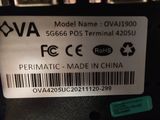 an image of a close up of a cell phone with a barcode on it