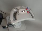 a white machine that is sitting on a table