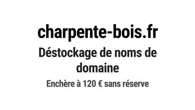 Nom de domaine charpente-bois.fr.