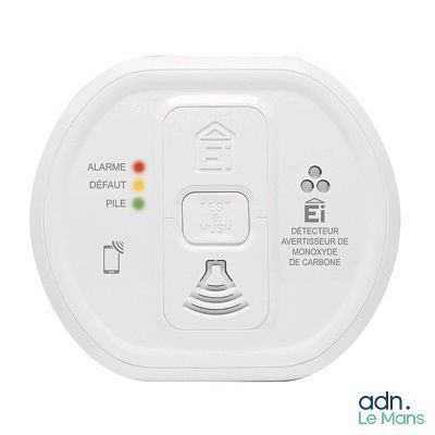 an image of a close up of a smoke detector on a white background
