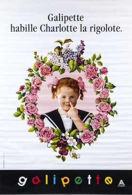 une affiche de film mettant en scène une jeune fille coiffée d'une couronne de roses