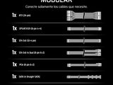 the diagram shows the different types of cables that are connected to each other