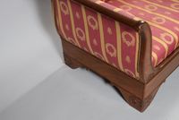 Méridienne en acajou et placage d'acajou à deux chevets incu… (photo 3)
