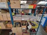 many boxes of assorted items in a warehouse