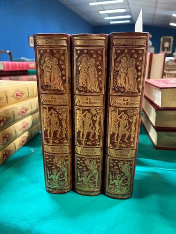DANTE Alighieri, La divine comédie, Tomes I à III (Enfer, Purgato
