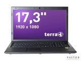 un ordinateur portable dont l'écran est violet