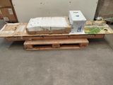 a pallet that has some boxes on top of it