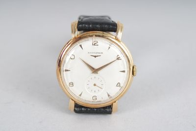 montre-bracelet homme LONGINES, boitier rond en or, diam. 3.… - Photo 1