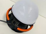 a white light that is on top of a table
