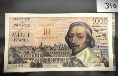 une image représentant un billet de banque sur lequel figure le portrait d'un homme
