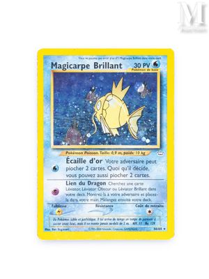 a close up of a pokemon card on a white background