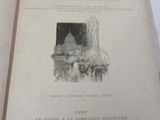 un livre ouvert sur lequel figure l'image d'une fontaine