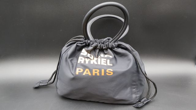 Sonia RYKIEL – Sac porté main trois couleurs, doublé imprimé léop...