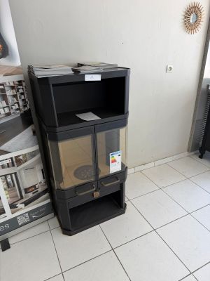 an image of a kitchen with a stove and a microwave