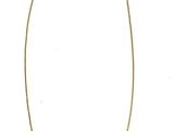 necklace with a gold chain and a diamond pendant on a white background
