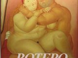 the cover of a book with a painting of a man and a woman hugging