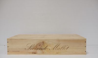6 B - CHATEAU SOCIANDO-MALLET (Caisse Bois d'origine) - Haut…