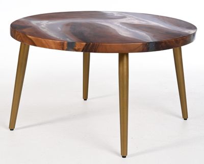 une image représentant une table en bois à deux pieds sur fond blanc