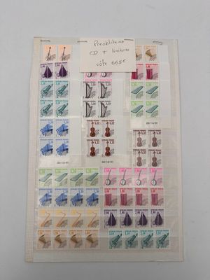 FRANCE réunion de timbres préoblitérés coins datés + timbres…