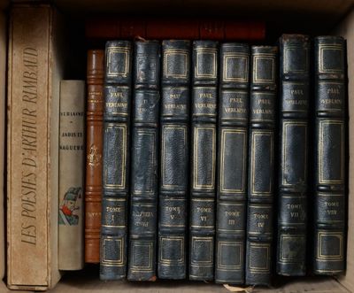 [POESIE] Ensemble de livres de Verlaine et Rimbaud. Dont : R…