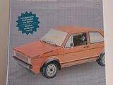 a picture of a book with a picture of a car in it