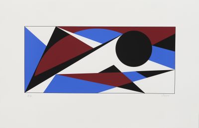 Genevive Claisse (1935-2018) Srigraphie, "E.