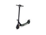 a scooter that is sitting on a white surface
