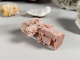 a piece of food that is sitting on a table
