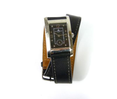 BAUME & MERCIER - Montre Hampton GM acier quartz. Ref MV0450…