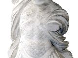 a statue of a woman holding a flower in her hand