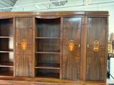 an image of a large wooden cabinet in a room