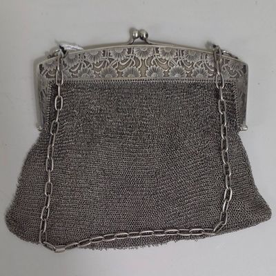 Sac de soirée en argent Poids: 296g