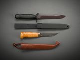three different types of knives on the table
