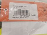 a bag of yellow tape with a barcode on it