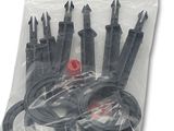 un tas d'outils rangés dans un sac