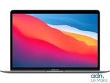 an apple macbook air laptop is shown on a white background