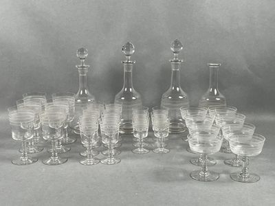 CRISTALERIE DE PORTIEUX, attribué à.