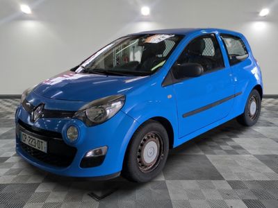 a picture of a blue car in a showroom
