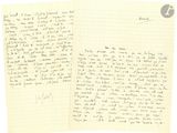 une lettre manuscrite adressée de personne à personne