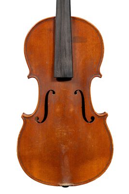 VIOLON Travail français XIXe Portant marque au fer D.SALZARD…