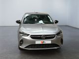 the front view of a silver opel parked in a showroom