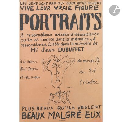 an old poster with a drawing of a woman on it