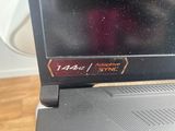a close up of a laptop computer on a table