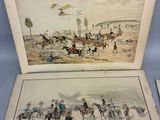 deux livres contenant des images de personnes à cheval et d'un homme à cheval