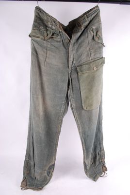 Un rare pantalon Panzer treillis état terrain avec une belle…