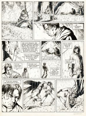 une page tirée de la première page d'une bande dessinée