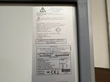 a label on the door of a refrigerator that is not in use