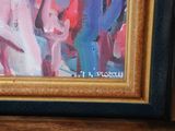 a picture of a painting that is on a table
