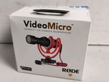 a box with a videomicro camera attached to it
