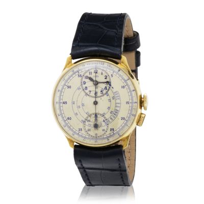a close up of a watch on a white surface with a white background